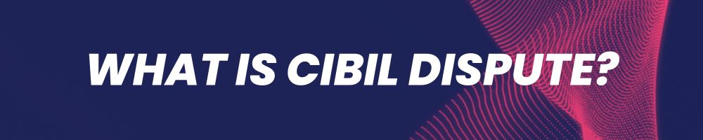 What is CIBIL Dispute